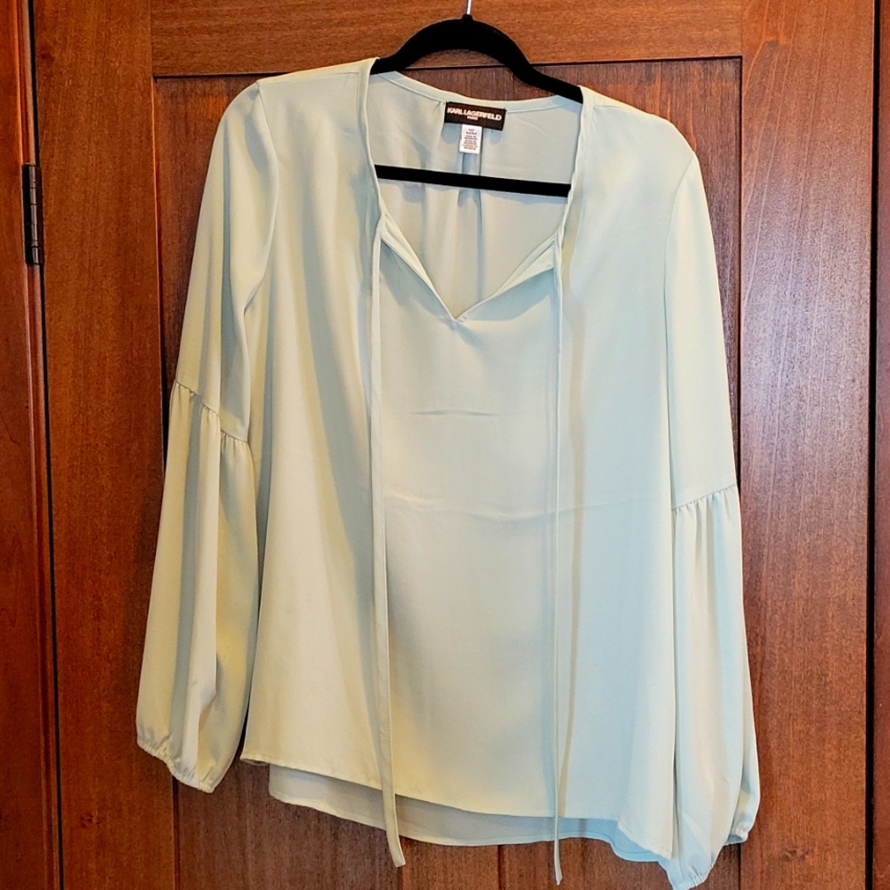 Mint Green Blouse - image 1